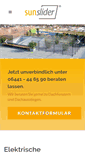 Mobile Screenshot of dachfenster-sunslider.com